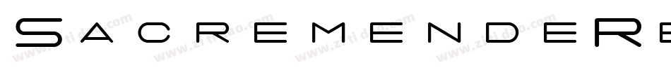 SacremendeRegular-rgrO7字体转换