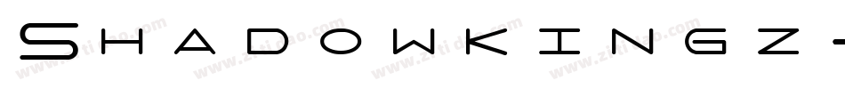 Shadowkingz-dpD7字体转换