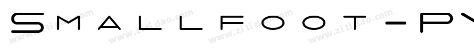 Smallfoot-PYV7字体转换