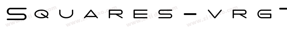 Squares-vrg7字体转换