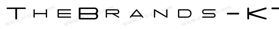 TheBrands-K7BxD字体转换