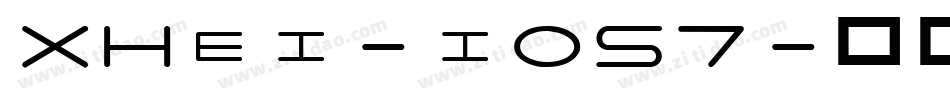 XHei-iOS7字体转换
