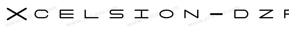 Xcelsion-dzr7字体转换