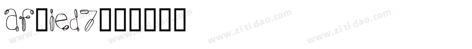 AF-LED7字体转换