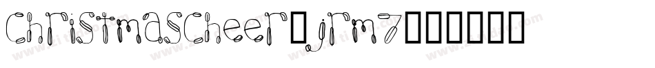ChristmasCheer-jrM7字体转换