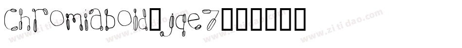 ChromiaBold-jqE7字体转换