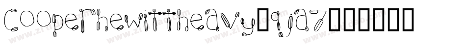 CooperhewittHeavy-9JA7字体转换