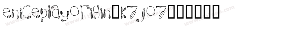 EniceplayOrigin-K7Jo7字体转换