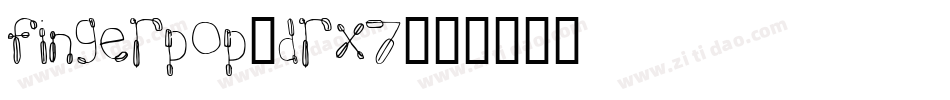 Fingerpop-drX7字体转换