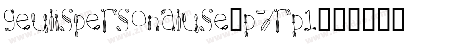 GeulisPersonalUse-p7Rp1字体转换