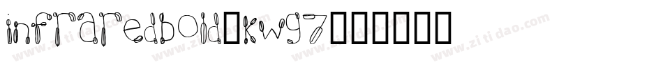InfraredBold-KWG7字体转换