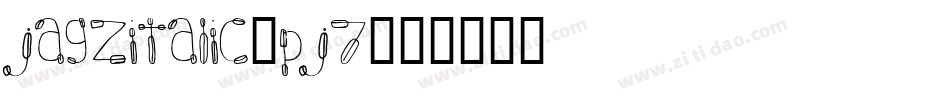 JagzItalic-PJ7字体转换