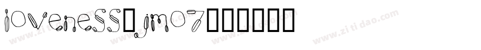 Loveness-jmO7字体转换