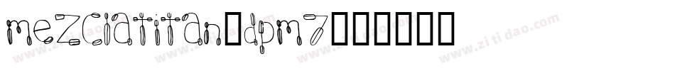 Mezclatitan-dpM7字体转换