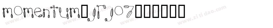 Momentum-JRJO7字体转换