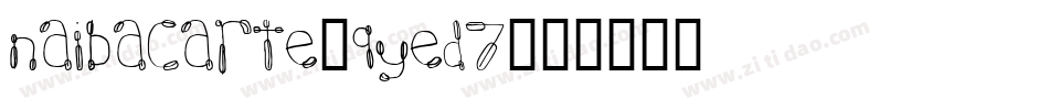 Naibacarte-9YED7字体转换