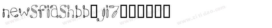 NewsflashBb-jl7字体转换