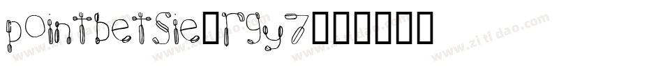Pointbetsie-rGY7字体转换