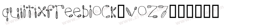 QuiltixFreeBlock-voZ7字体转换