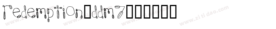 Redemption-ddm7字体转换