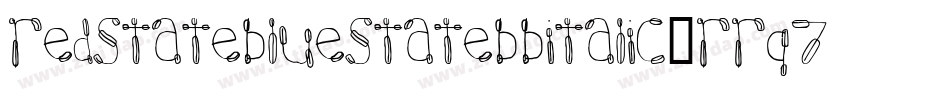 RedstatebluestatebbItalic-rrq7字体转换