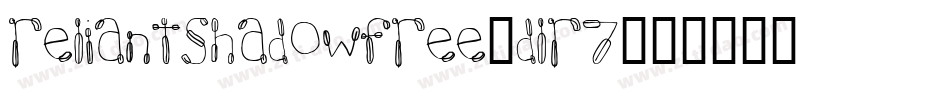 Reliantshadowfree-dlr7字体转换