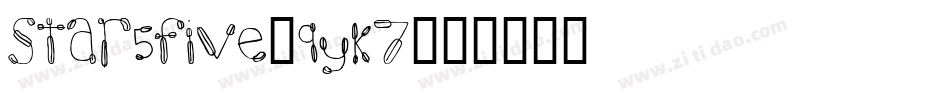 Star5Five-9YK7字体转换