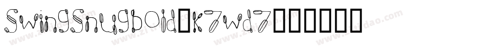SwingsnugBold-K7Wd7字体转换
