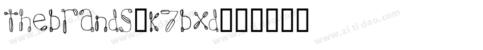 TheBrands-K7BxD字体转换