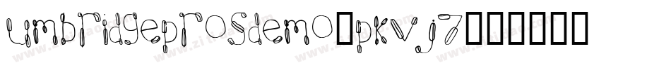 UmbridgeProsDemo-PKVJ7字体转换