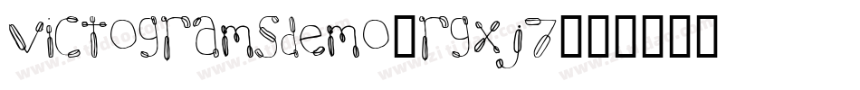VictogramsDemo-rgxj7字体转换
