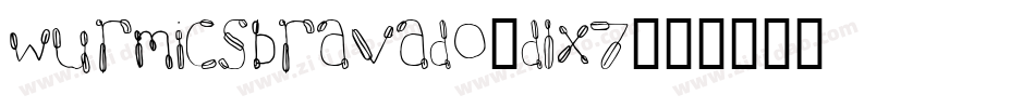 WurmicsBravado-dlx7字体转换