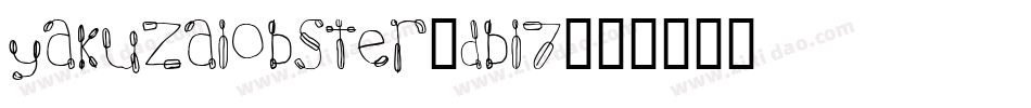 YakuzaLobster-dBL7字体转换