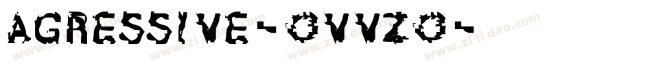 Agressive-OVVzO字体转换