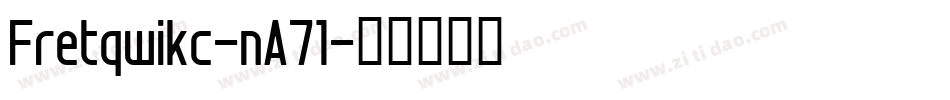 Fretqwikc-nA71字体转换