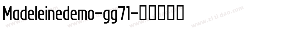 Madeleinedemo-gg71字体转换