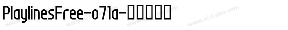 PlaylinesFree-o71a字体转换