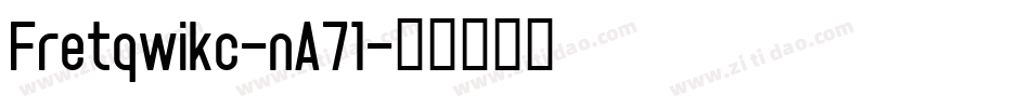 Fretqwikc-nA71字体转换