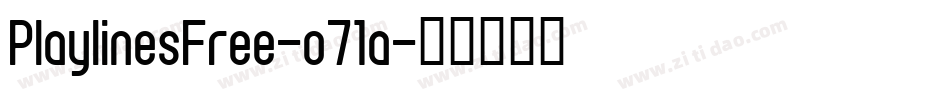 PlaylinesFree-o71a字体转换
