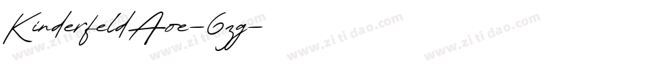 KinderfeldAoe-6zg字体转换