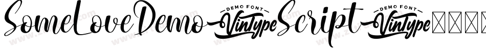 SomeLoveDemo-Script字体转换