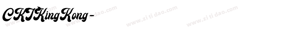 CKTKingKong字体转换