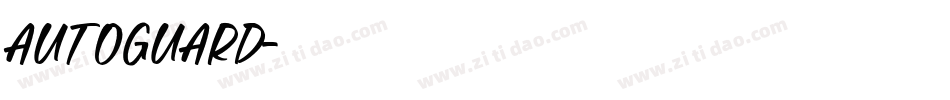Autoguard字体转换