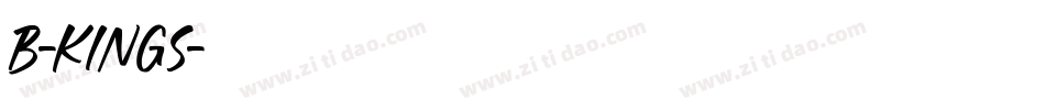 B-Kings字体转换