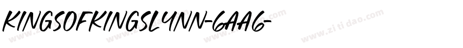 KingsOfKingsLynn-6Aa6字体转换