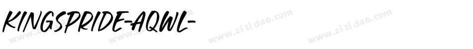 Kingspride-AqWL字体转换