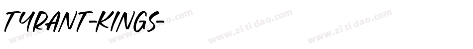 Tyrant-Kings字体转换