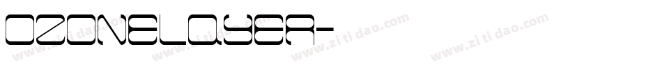 OZONELAYER字体转换