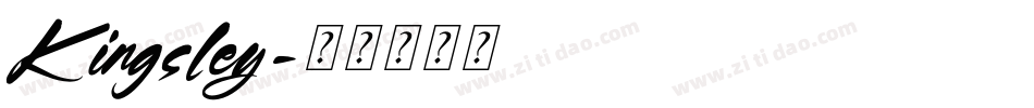 Kingsley字体转换