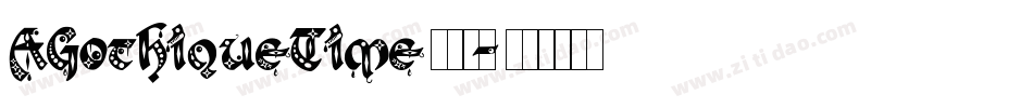 AGothiqueTime手机版字体转换